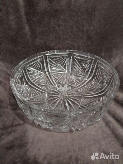 Ваза хрустальная