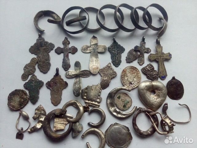 Старинные серебряные предметы