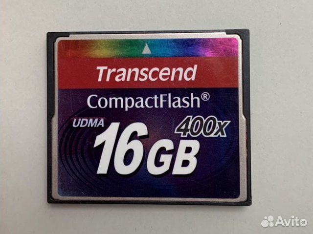 Карта памяти Transcend compact flash 16gb / 400x