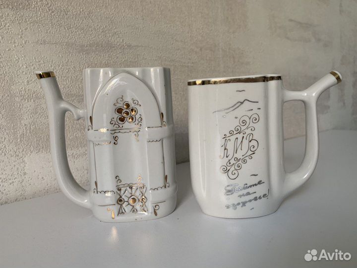 Кружка с носиком, поильник (бюветница) СССР