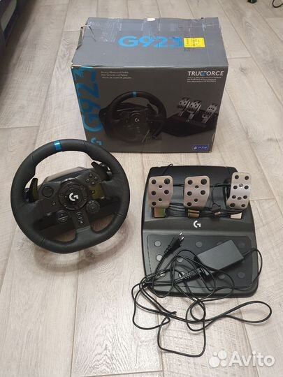 Руль logitech g923 для PS + shifter