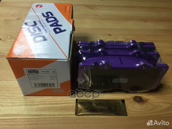 Колодки передние (toyota land cruiser 120, prad