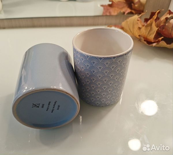 Подсвечники ives rocher 2 шт фаянс