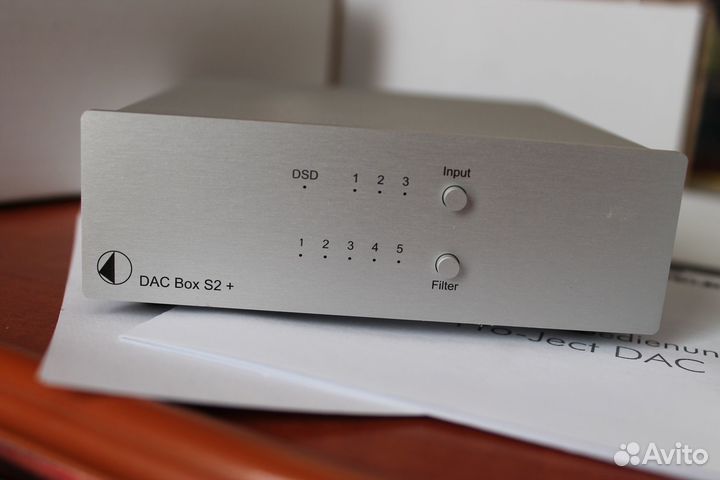 Внешний цап Pro-Ject DAC Box S2+ silver