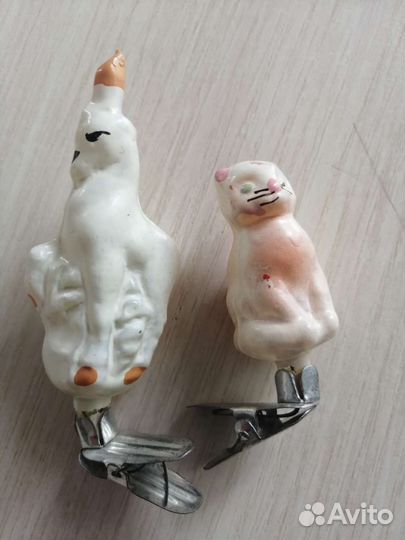 Елочные игрушки советские