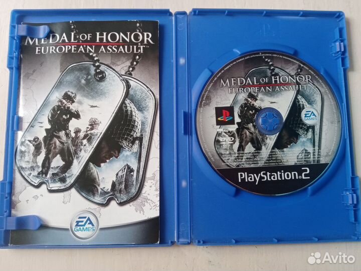 Игровой диск medal of honor european assault