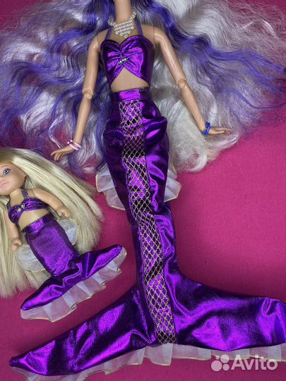 Кукла barbie русалка 2000х