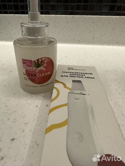 Аппарат для ультразвуковой чистки и гель