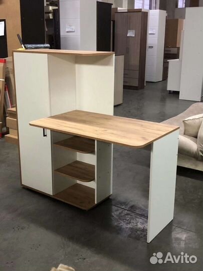 Детская, стол, полка, шкаф+кровать