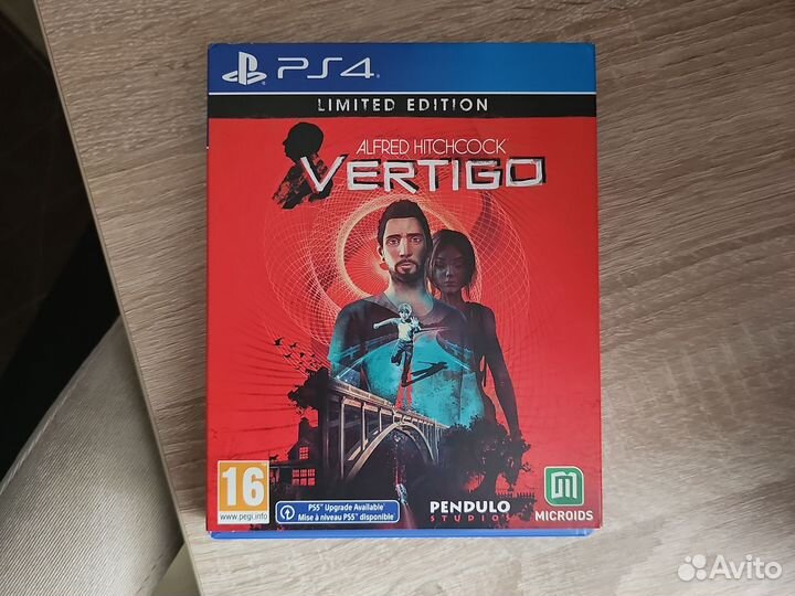 Диск ps4/ps5 Alfred Hitchcock Vertigo Limited