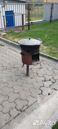 Печка и казан