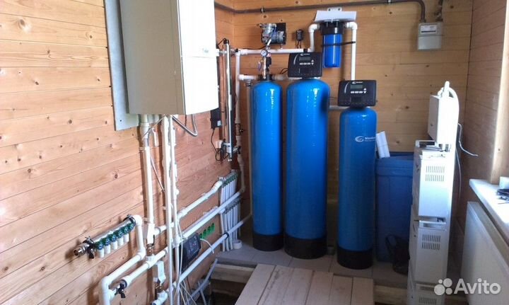 Очистка воды из скважины, колодца, обезжелезивания