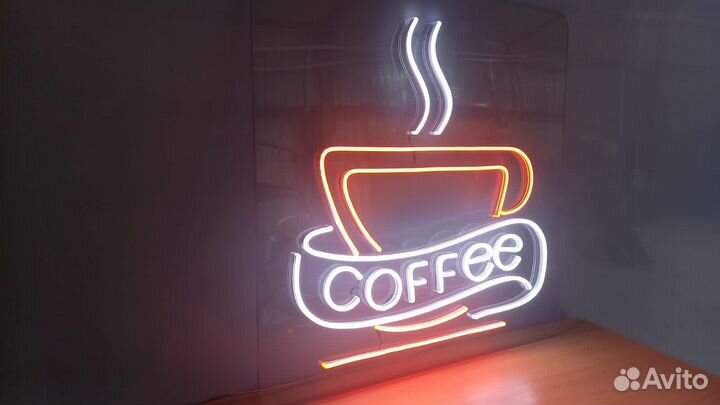 Рекламная вывеска Coffee