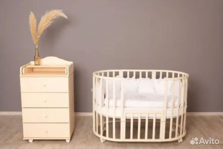 Кроватка-трансформер 9 в 1 и матрасик. Доставка