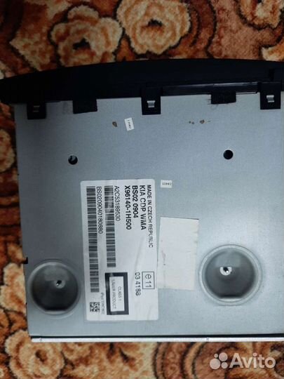 Штатная магнитола kia ceed 1