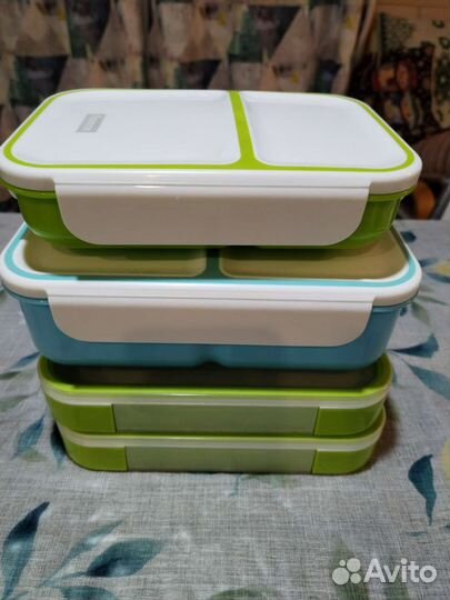 Контейнер ланч-бокс 2 и 3 секции Fiszman