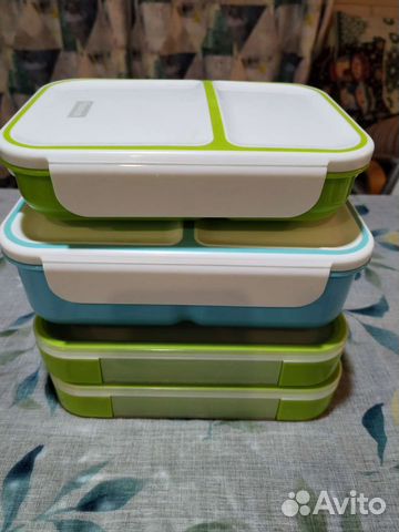 Контейнер ланч-бокс 2 и 3 секции Fiszman