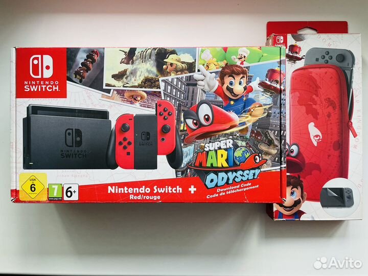 Новая Nintendo switch Mario Oddysey edition