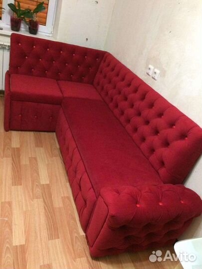 Перетяжка мягкой мебели, ремонт