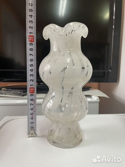 Ваза цветное стекло СССР