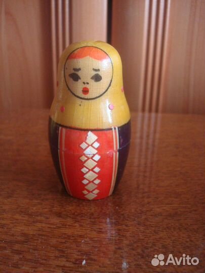 Матрёшка деревянная СССР