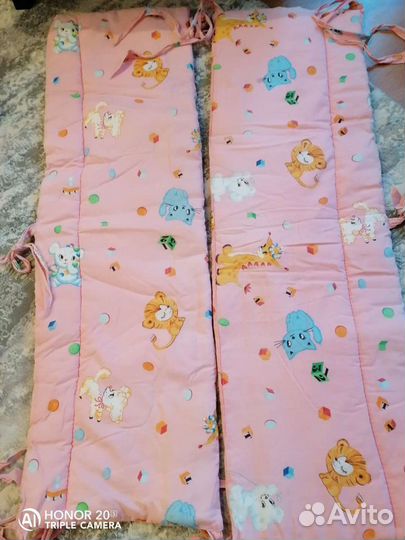 Бортики в детскую кроватку