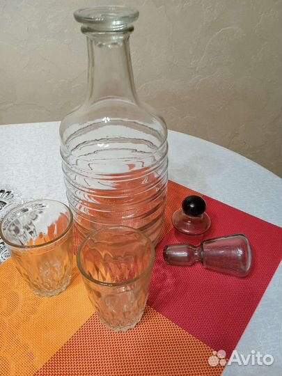 Графин стекло, времён СССР