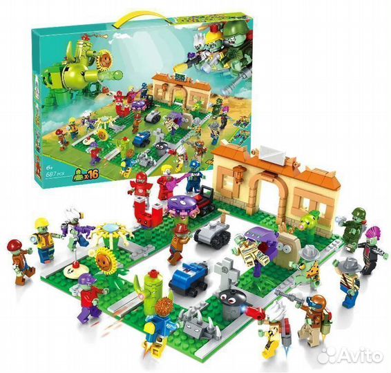 Конструктор Растения Против Зомби 687 дет