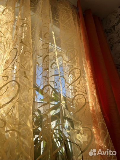 Комплект шторы и тюль