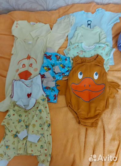 Большой пакет вещей от0-до1 +два коврика