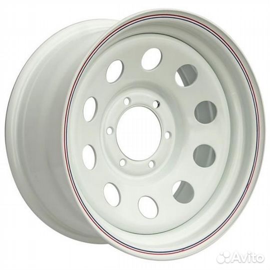 Off-Road-Wheels White : 8x16 5*139.7 Et:0 Dia:110.1 White