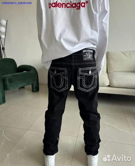 Штаны True Religion на руках (Арт.69466)