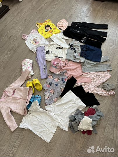 Вещи пакетом на девочку 98-104