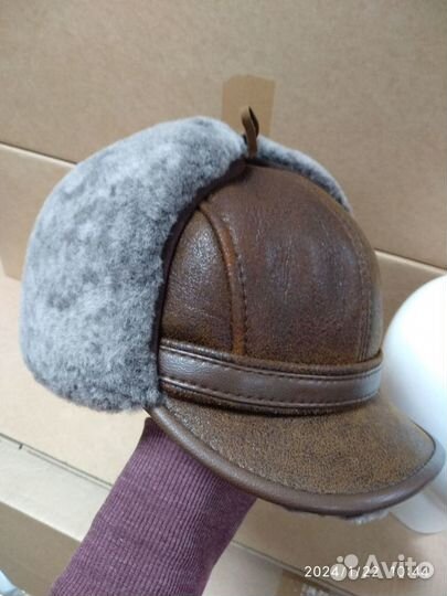 Мужская шапка кепка фуражка зимняя