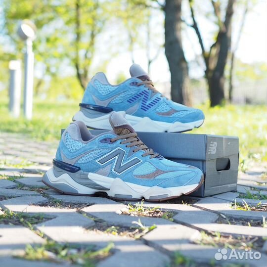 Кроссовки New balance 9060 голубой цвет