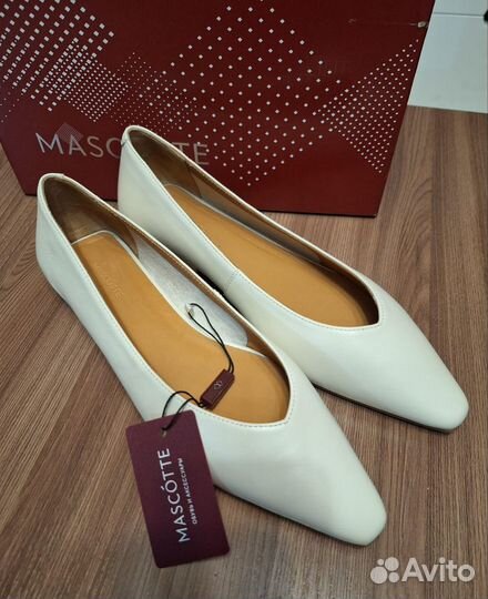 Балетки натуральная кожа Mascotte р. 39,40