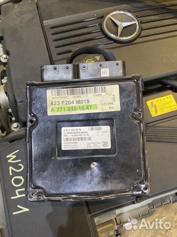 Блок управления двигателем mercedes m271.950 w204