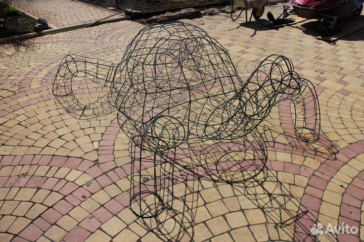 Садовые скульптуры (топиари). Каркас