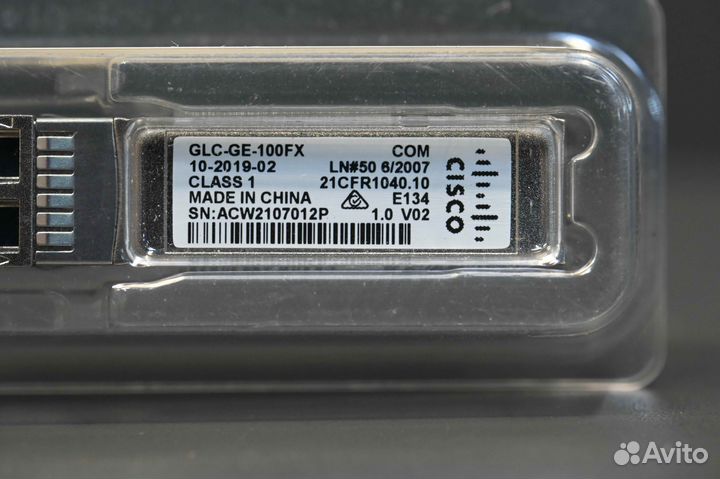 Cisco GLC-GE-100FX новый, 15 шт