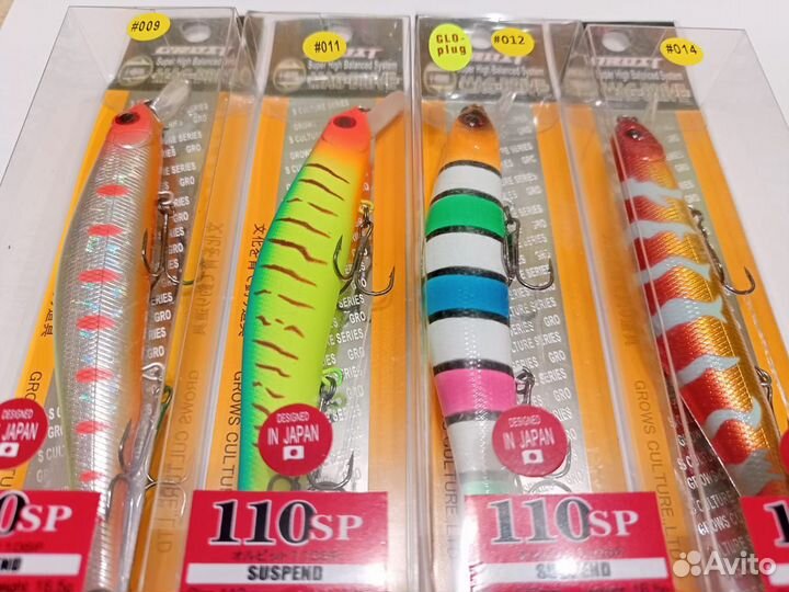 Воблер на щуку orbit 110sp 28 топовых цветов