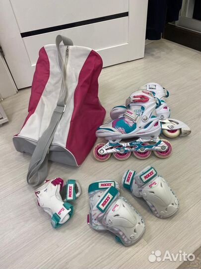 Ролики для девочки раздвижные