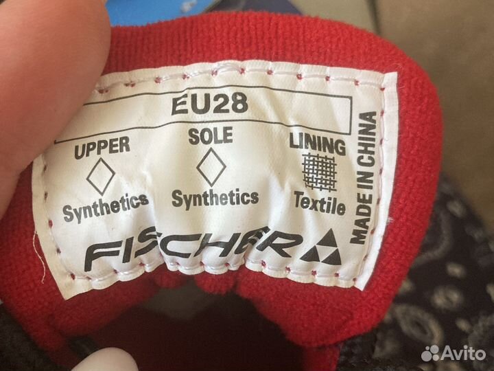 Лыжные ботинки детские Fischer 28 размер