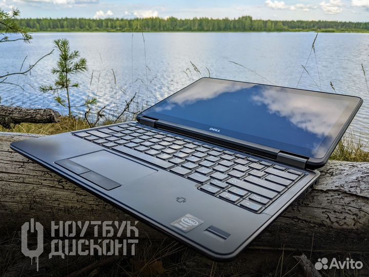 Потрогай отражение на ультрабуке Dell Latitude тач