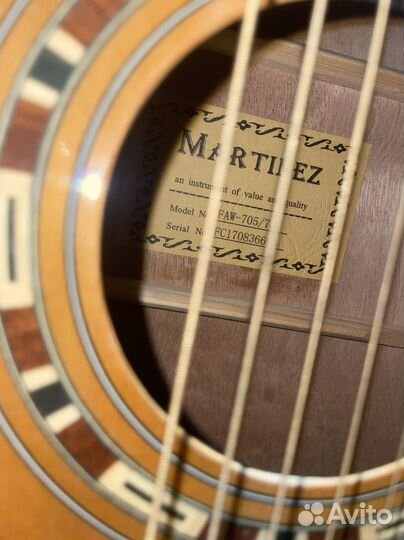 Гитара martinez модель FAW-705/7
