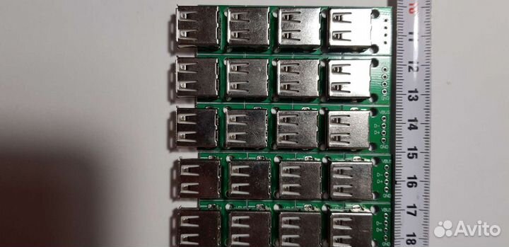 UBS 2.0 разъём на плате 2.54