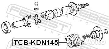 Подшипник опоры карданного вала перед прав/ле
