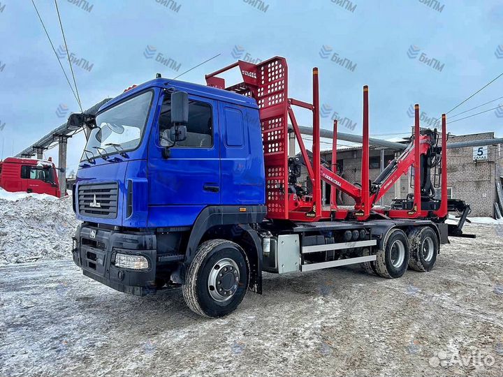 Лесовоз (сортиментовоз) МАЗ 631228 с КМУ Велмаш-С, 2024