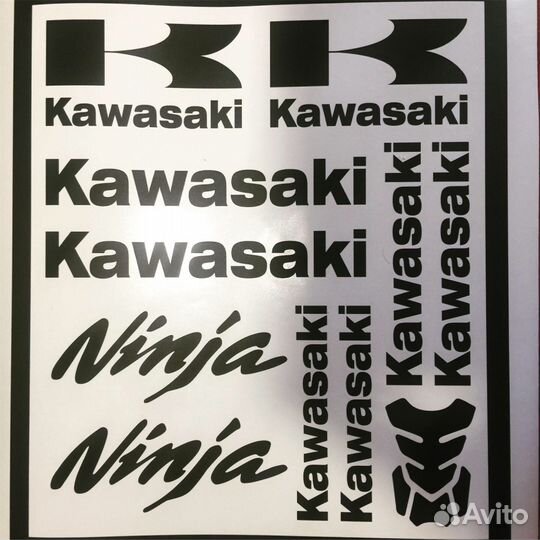 Наклейки Kawasaki Ninja