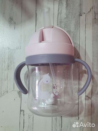 Поильник детский с трубочкой Topkid