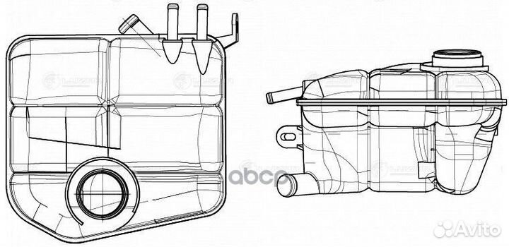 Бачок расширительный охлаждающей жидкости для а